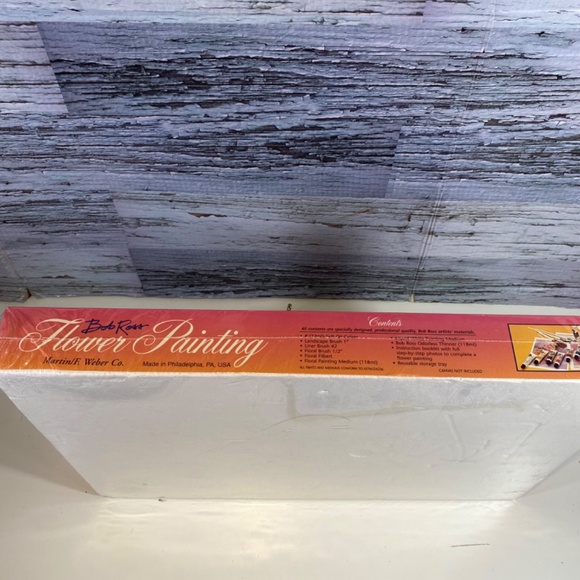 Bob Ross Presents Anette Kolwalski Flower Painting (Blumenmalerei) Paint set New - Picture 3 of 6